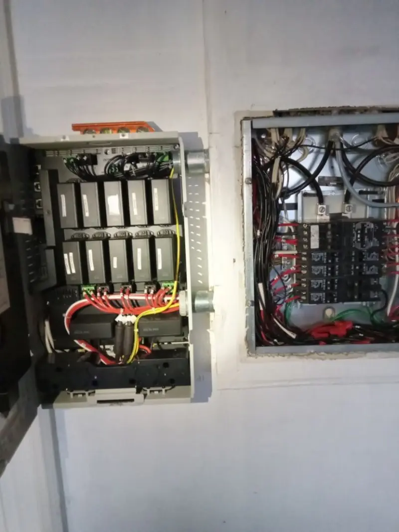 Electrical panel upgrade completed for Commercial Electrician Services in Bellefontaine